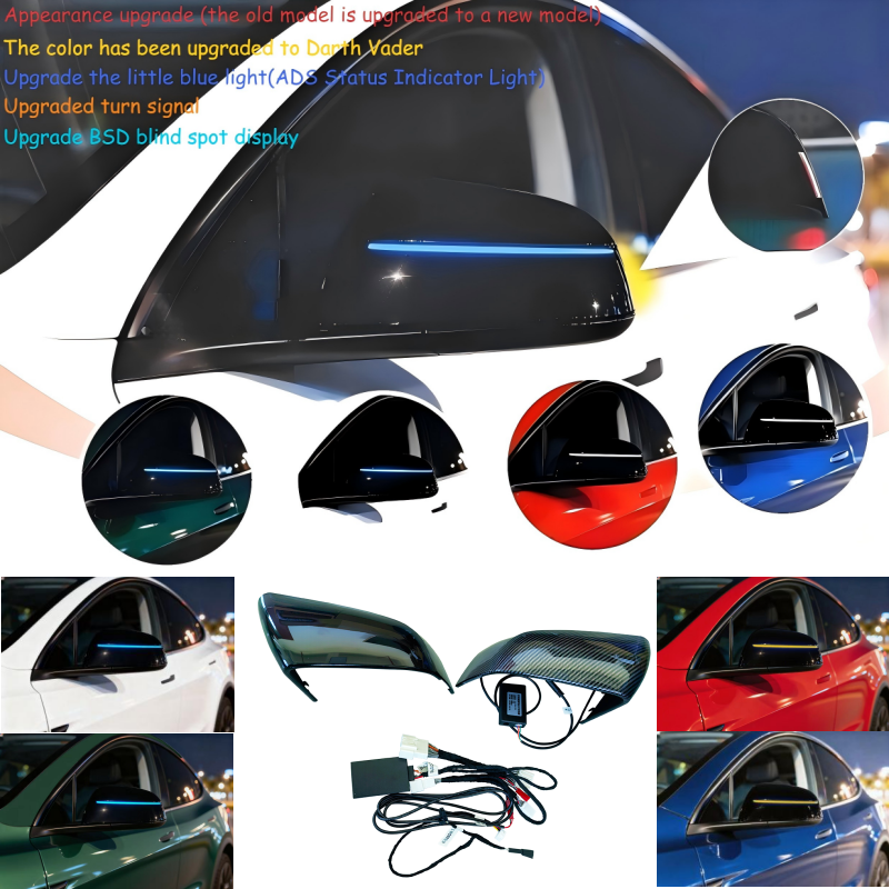 Autonomous Mode Indicator Intelligent Autopilot Smart Driving LED Blue Light for Tesla Model Y 