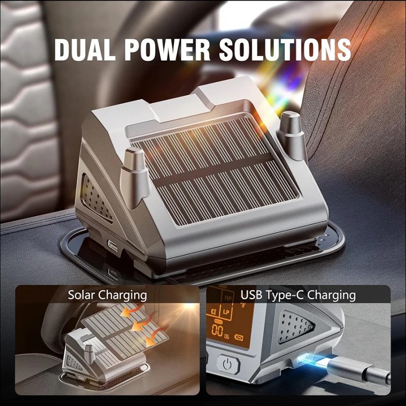 Wireless Solar Power TPMS Tire Pressure Monitoring System RV Truck TPMS with 6 Sensors